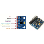 Módulo Acelerómetro y Giroscopio MPU6050, GY521 - Image 4