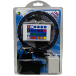 Tira de Luces Led Multicolor 5050 de 5 Metros, Impermeable, con Control Remoto de 24 Teclas - Image 2