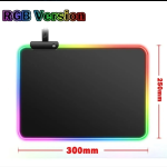 Mouse Pad Gamer RGB de 30X25X0.4CM, K7 - Image 3