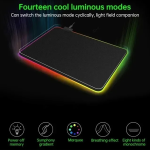 Mouse Pad Gamer RGB de 30X25X0.4CM, K7 - Image 2