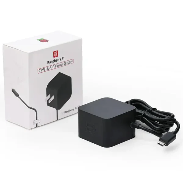 27W USB-C Power SupplyC Cargador Original para Raspberry Pi 5 de 27W - Image 1