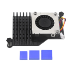 Case para Raspberry Pi 5 + Disipador y Ventilador, Color Negro - Image 3