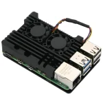 Carcasa de Aluminio para Raspberry Pi 5, Color Negro - Image 3
