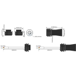 Sensor Ultrasónico DYP-A01BNY4B-V2.1 a Prueba de Agua - Image 4