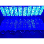 Módulo de 12 Led Ovalados Impermeables, 2.4W 12VDC, Color Azul - Image 2
