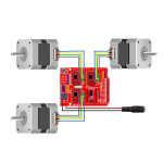 Kit CNC con 3 Motor Nema 17 17HS8401 - Image 2