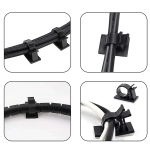 Set de 10 Clips para Organización de Cables - Image 3
