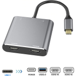 Adaptador Tipo C 4 en 1, USB, Tipo C 2 y HDMI 4K - Image 2