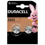 Par de Baterías Tipo Botón CR2025 3V, Duracell