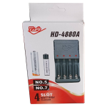 Cargador con Entrada USB para Pilas AA, AAA , HD-4880A - Image 2