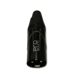 Par de Plugs XLR Macho de 3 Pines, Color Negro - Image 2