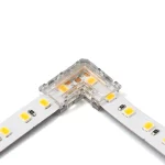 Conector para Unión "L" de Tira Led COB 8MM
