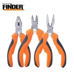 Juego de 3 Mini Pinzas de 4.5", FINDER 190147