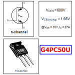 Transistor Bipolar de Buerta Aislada (IGBT), G4PC50U - Image 2