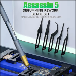 Juego de 5 Navajas de Hoja Fina para Eliminar Pegamento de Placas, Mechanic Assassin 5 - Image 2