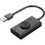 Tarjeta de Sonido USB para PC, ORICO SC2