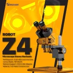 Microscopio Trinocular de 6X-60X Color Dorado, Mechanic ROBOT Z4 - Image 3