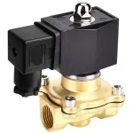 Válvula de Solenoide de Latón de ½”, Normalmente Cerrado, 24VDC 2W-160-15