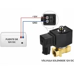 Válvula de Solenoide de Latón de ½”, Normalmente Cerrado, 220VDC 2W-160-15 - Image 4