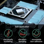 Set de 4 Almohadillas/Thermal Pad de Silicona para Disipar Calor de CPU y GPU, 12CMX2CMX0.5MM, Arctic TP-3 - Image 2
