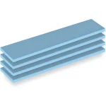 Set de 4 Almohadillas/Thermal Pad de Silicona para Disipar Calor de CPU y GPU, 12CMX2CMX0.5MM, Arctic TP-3