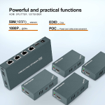 Extensor HDMI de 4 Puertos, Hasta 50 Metros para Cable Ethernet CAT6 - Image 3