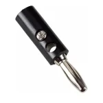 Conector Tipo Banana 4MM, Color Negro