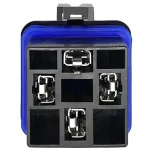 Socket para Relay 4 Pines, Negro/Azul
