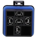 Socket para Relay 5 Pines, Negro/Azul