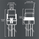 Socket para Relay 4 Pines, Negro/Azul - Image 2