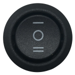 Switch Rocker On-Off Redondo Negro de 3 Pines, 250VAC 6A 125VAC 10A con Cables - Image 2