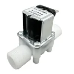 Válvula Solenoide de Plástico de 1/2", Normalmente Cerrado, 220VAC