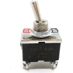 Switch de Palanca 4 Pines, 15A 250VAC, On-Offf, E-TEN1221