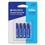 Blíster con 4 Pilas Alcalinas AAA