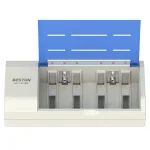 Cargador Inteligente Universal para Baterías AA, AAA, C, D y 9V, BESTON BST-C821BW