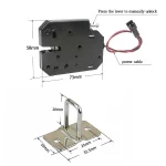 Cerradura Electromagnética de 2 Cables, 12VDC - Image 2