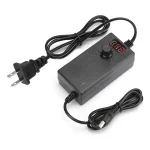 Adaptador de Alimentación Ajustable de 3-12VDC 3A con Pantalla, DMD-1230