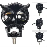 Faro LED Doble Tipo Búho para Motocicleta, G-NE005