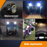 Faro Antiniebla LED Blanco para Motocicleta, U7/W/R - Image 3