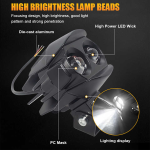 Faro LED Doble Tipo Proyector para Motocicleta, G-NE047 - Image 3