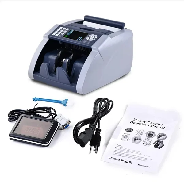 HK9088 Contador de Billetes con pantalla LCD UV/MG, Detector de Efectivo AUD/EUR/USD/TRY, HK9088 - Image 1