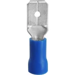 Terminal Eléctrica de Paleta, Color Azul para Cable 14-16AWG, T-MT64