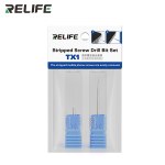 Juego de Brocas Deslizantes de Aleación para Extraer Tornillos con Rosca Dañada, Relife TX1 - Image 6