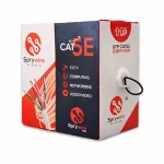 Bobina de Cable de Red para Exteriores con Doble Forro, CAT5E de 8 Hilos, 305 mts, SPRYWIRE