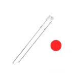 Led Rojo Ultrabrillante 3mm, 2-2.2V 20mA