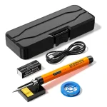 Cautín de Carga Inalámbrica, 5VDC + Accesorios