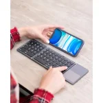 Mini Teclado Bluetooth Plegable Color Negro, B033 - Image 2