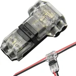 Conector para Cable de 2 Pines y 2 Vías