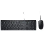 Teclado y Mouse Alámbrico en Español Dell KM300C Color Negro