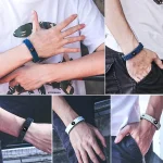 Pulsera Antiestática Inalámbrica de Silicona, Color Negro - Image 2